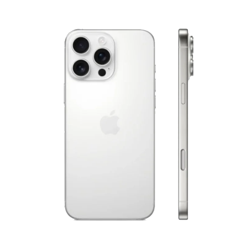 آيفون 16 برو ماكس أبيض – هاتف ذكي بسعة تخزين ممتازة